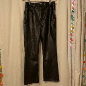 Loft pleather pants